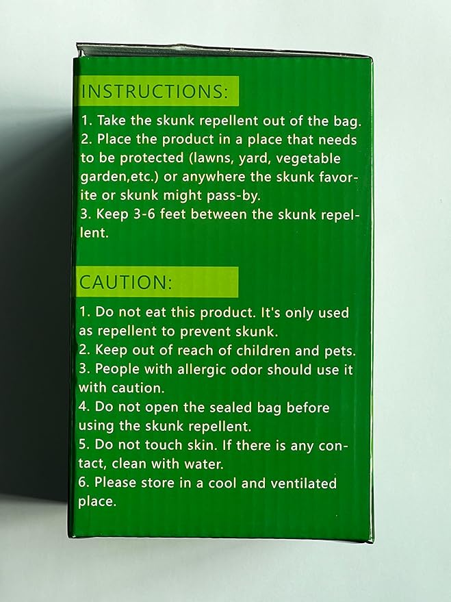 36 Pack Skunk & Raccoon Repellent for Yard, Natural Peppermint Rodent Repellent Ball Keep Skunk, Squirrel, Mouse, Raccoon Away from Yard Garden Lawn, Powerful Skunk Deterrent Outdoor