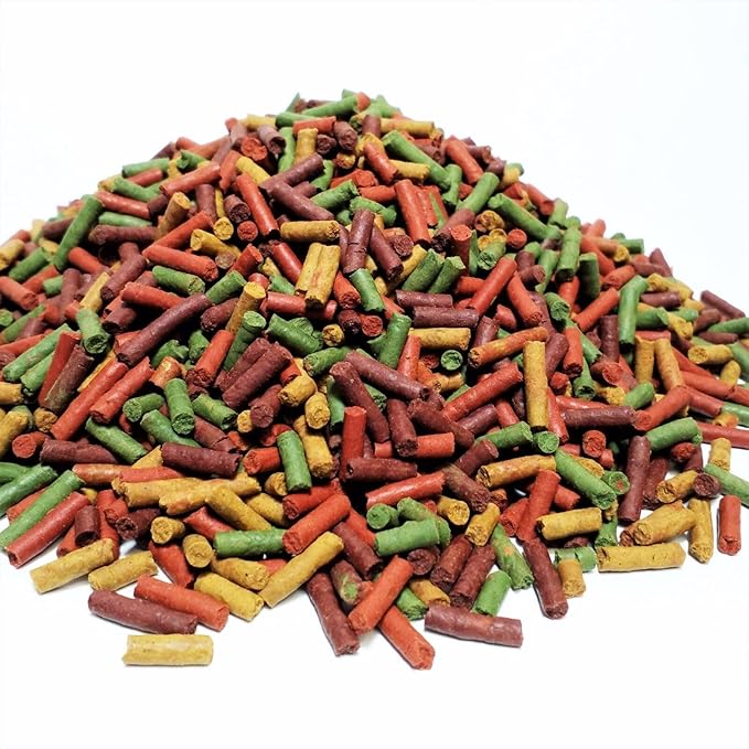 Aquatic Foods Inc. Beef Heart Sinking Sticks, APX 1/8" x 7/16" Beef Heart Sticks for Discus, Cichlids, Koi & Pond Fish, Great for All Tropical Fish - 11 oz Small Jar