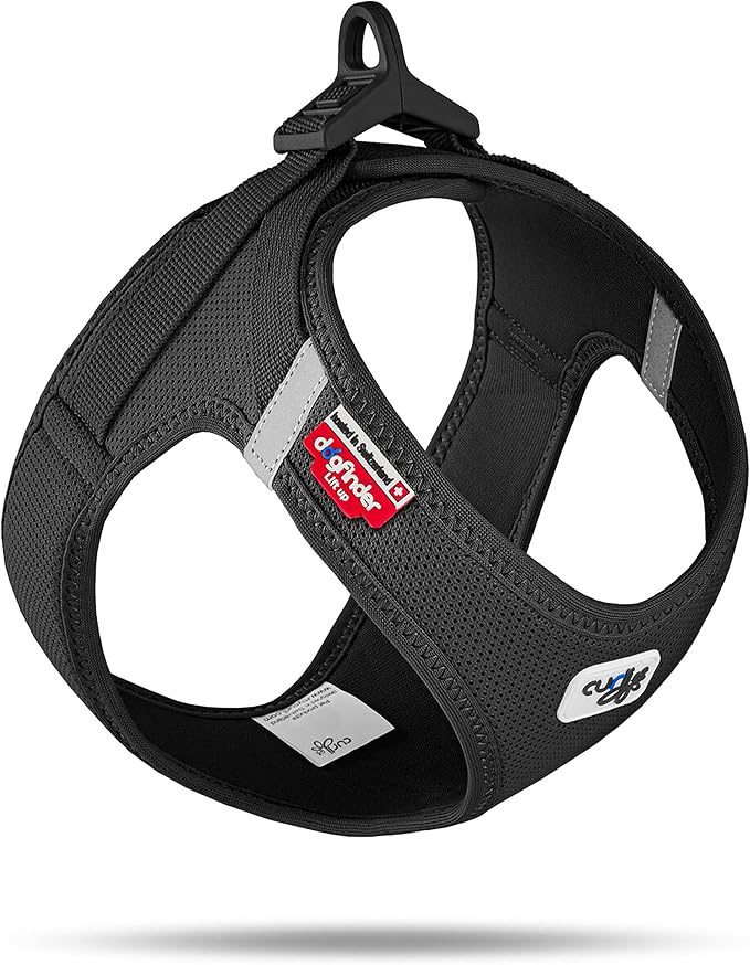 Vest Harness curli Clasp Air-Mesh Black XL