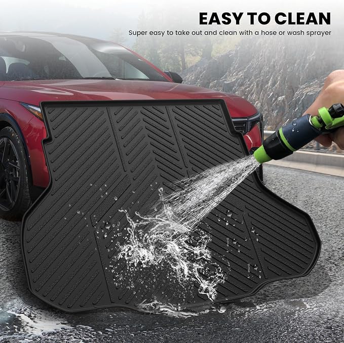 LASFIT Cargo Mat for Kia K4 2025 2026, All Weather TPE Custom Fit Car Trunk Mats Cargo Liners Accessories for Kia K4 2025-2026, Black