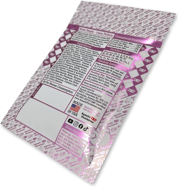 Aquatic Provisions Betta Staple Fish Food, 0.35 oz (10g) Floating 1mm High Protein Pellets for Betta Fish