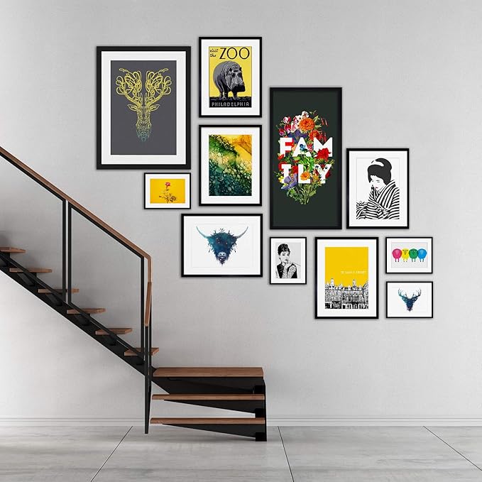 DISCUS FISH OCEAN SEA BLACK FRAME FRAMED ART PRINT PICTURE MOUNT B12X9188