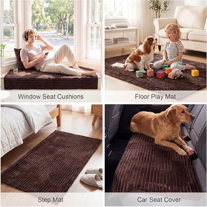 FUANGUI Waterproof Couch Cover for Dogs, Washable Pet Couch Covers for Sofa | Soft Cat Dog Bed Cover Non-Slip Couch Covers for 3 or Small 4 Seat Cushion Couch Sofa Pet Friendly