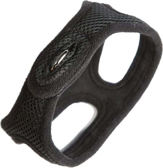 Velpro Mesh Pet Shoulder Harness Collar, 19"-20", Black
