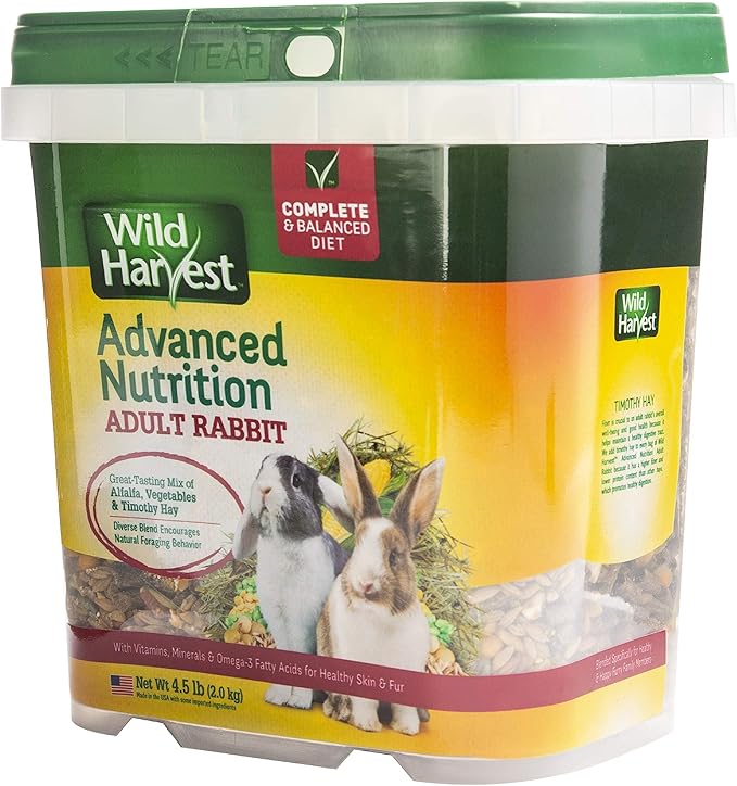 Wild Harvest Wild Harvest Advanced Nutrition Diet for Rabbits, 4.5-Pound (WH-83544)