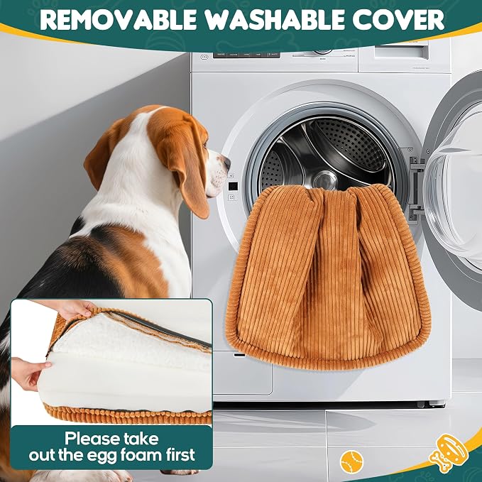 Loiion Dog Car Bed, Non-Slip Backseat Extender Pet Mat 56"x28.7"x2" | Removable, Washable Dog Bed With Waterproof Liner Protects Car Seats, Anti-Slip Travel Bed For Dogs