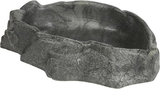 Zoo Med Reptile Rock Water Dish, X-Large, Assorted colors