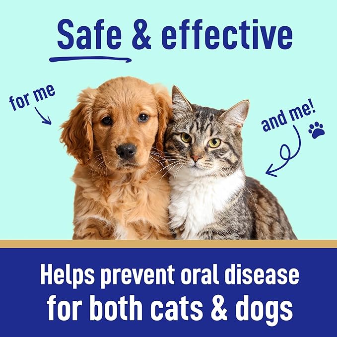100% Natural Plaque Off & Tartar Remover For Dogs & Cats | Freshen Breath For Dogs & Cats | 6.3oz (180g) | Support Healthy Gums & Promote Dental Health | Prevent Plaque & Tartar Build Up