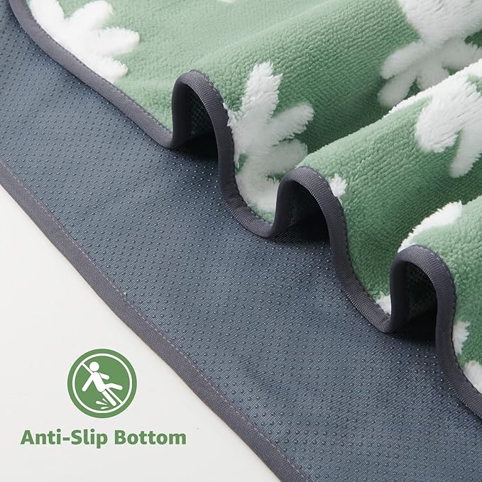 LOOBANI Washable Puppy Pads, Reusable Dog Pee Mat 18"x24", 4 Pack | Super Absorbent, Waterproof, Leakproof, Non-Slip, Soft For Playpen, Crate, Potty Training, Floors