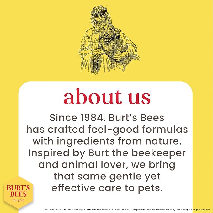 BURT'S BEES FOR PETS Itch Soothing Dog Shampoo for Itchy Skin, pH Balanced Honeysuckle with Skin-Conditioning Honey, 95%+ Natural Origin Formula, No Sulfates, Fragrances, or Colorants, 16 Fl Oz