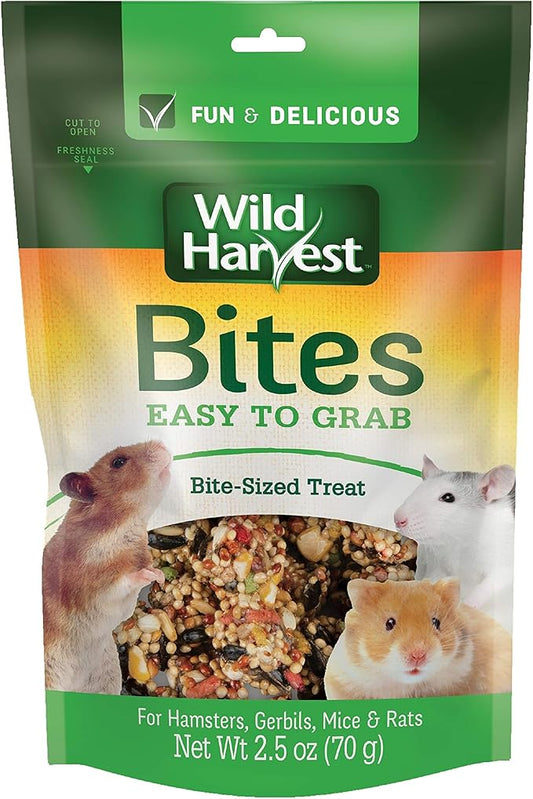Wild Harvest Food and Unique Edible Treats for Guinea Pigs, Hamsters, Gerbils, and Adult Rabbits 2.5 Ounce (Pack of 1)