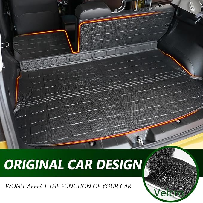 xipoqix Cargo Mat Backrest Mat Compatible with 2018-2023 Subaru Crosstrek XV Impreza Hatchback TPE Cargo Liner Replacement for 2018-2023 Subaru Crosstrek Accessories (Trunk Mat+Backrest Mats)