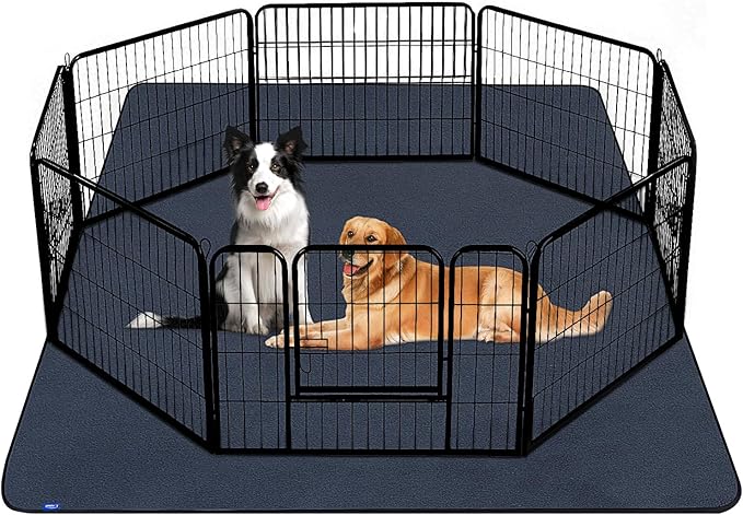 Sunsleek 72"x72" Washable Pee Pads for Dogs Extra Large Non-Slip Puppy Pads | Reusable Waterproof Pet Training Mats, Super Absorbent, for Quick-Dry Whelping Pads & Incontinence for Playpen, Crate, Floor