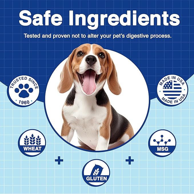 For-Bid Stool Eating Deterrent for Dogs & Cats – Vet-Recommended Coprophagia Deterrent for Dogs for 50+ Years – Effective, Pet Safe, Helps Reduce Odors & Won't Alter Food Taste – Made in The USA