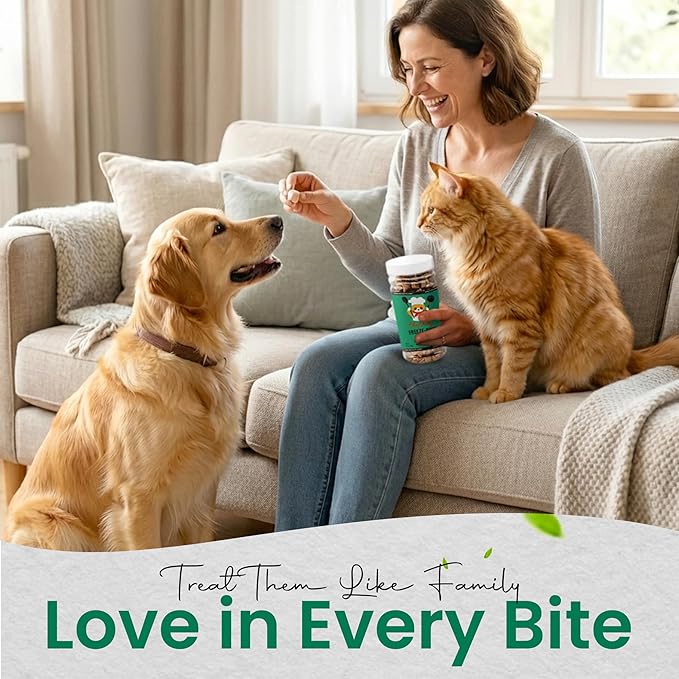 Duck Dog Treats | 100% Human Grade Freeze Dried Cat Treats, Single Ingredient | High Protein Cat & Dog Food Toppers | No Additives or Preservatives | Inspected & Tested in USA | 1.5 oz