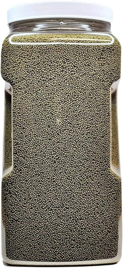 Aquatic Foods Inc. Spirulina Micro .8mm Floating Pellets for African Cichlids, Discus, Guppies, Baby Cichlids, Baby Koi, Tetras, Live Bearers, All Tropical and Pond Fish...8oz Jar