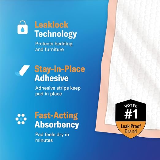Curera Chucks® Premium Disposable Underpads - 30x36 [100-Pack] Bed Pads | Ultra Absorbent Chux Incontinence Disposable Adult with Adhesive Tape, Leak-Proof Pee Pads Pet Training XX-Large Bulk Pack