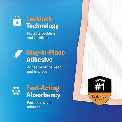 Chucks® Premium Disposable Underpads - 30x36 [25-Pack] Bed Pads | Ultra Thick Super Absorbent Chux Incontinence Disposable Adult with Adhesive Tape, Leak-Proof Pee Pads XX-Large