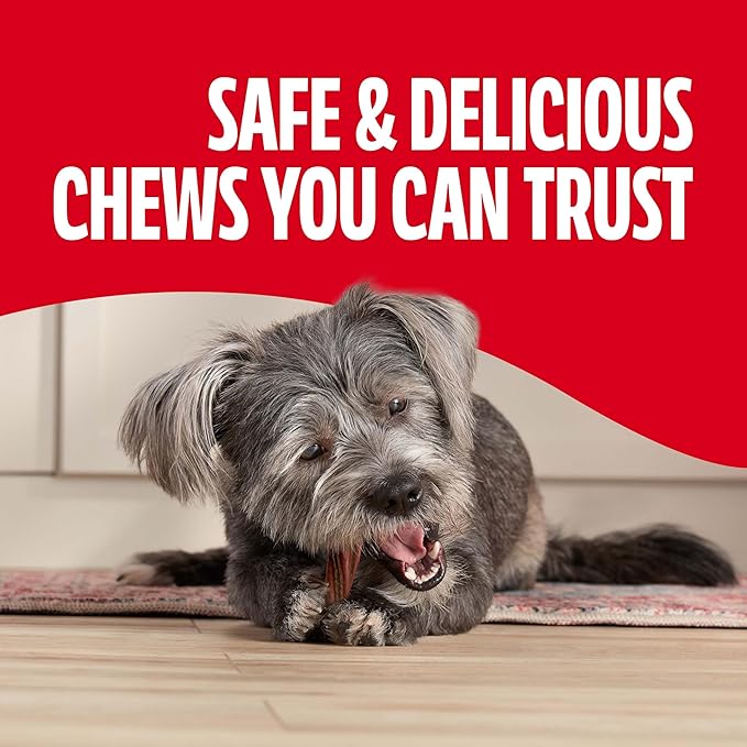Milk-Bone Mini Comfort Chews, Chewy Texture and Real Beef, 18 Mini Chews (Pack of 4)