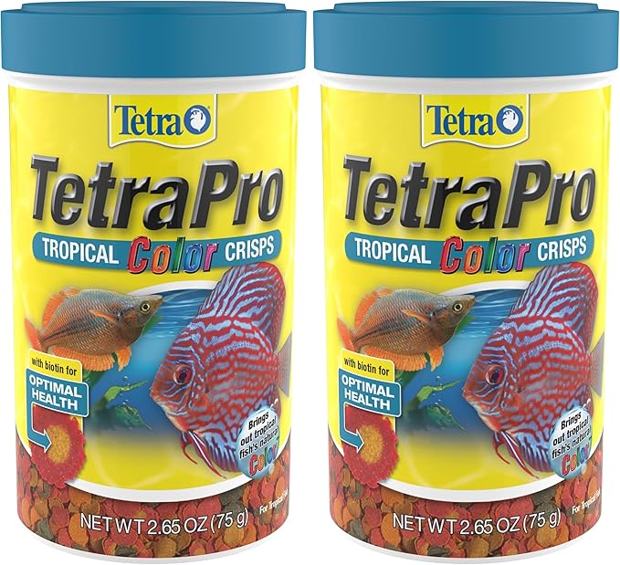 Tetra 77079 TetraPRO Color Crisps for Fishes, 2.65 oz (Pack of 2)