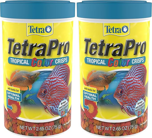 Tetra 77079 TetraPRO Color Crisps for Fishes, 2.65 oz (Pack of 2)