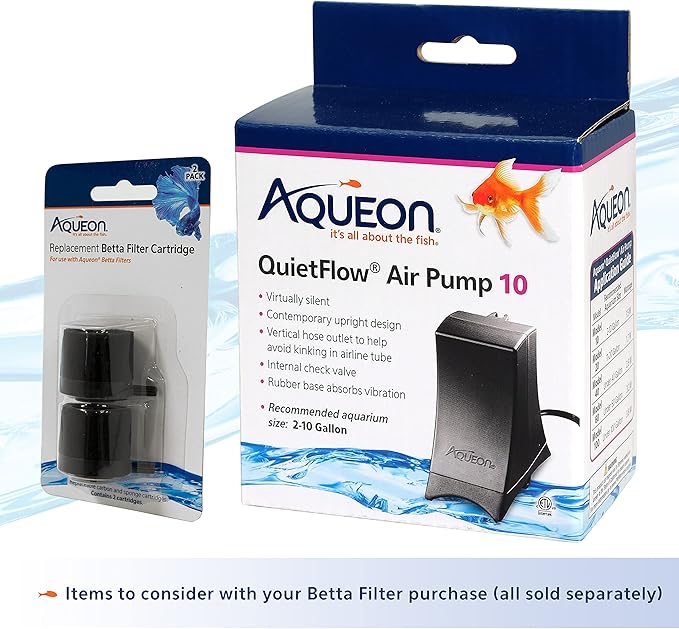 Aqueon Betta Filters Natural Plant One Size (Pack of 2)