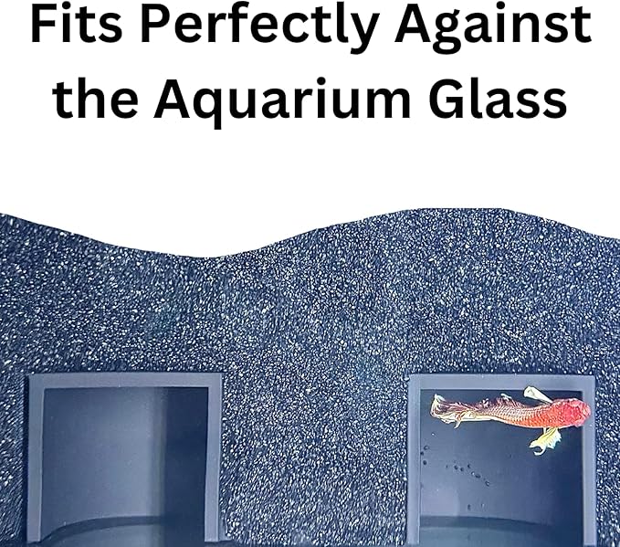 Betta Underground Tunnel Hideout Cave | Aquarium Hide For Small Fish and Shrimp | Viewing Betta Fish Rest Hammock Enrichment Toy | Betta Fish Tank Accessories Supplies Decorations Ornaments Toys Decor