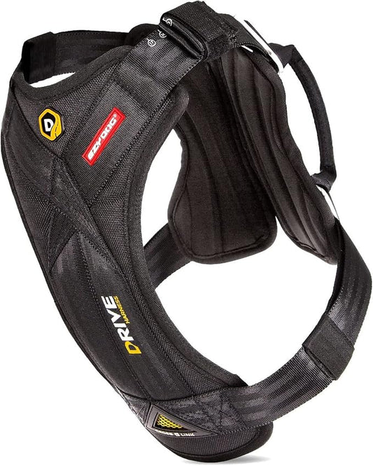 EzyDog Drive Dog Car Harness, Crash Tested and Certified - Small | US-FMVSS 213 Certified Dog Seat Belt Harness, Adjustable, Padded Comfort Chest Plate, Dual Metal SR Buckles
