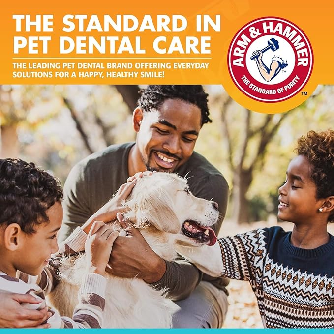 Arm & Hammer for Pets Dog Oral Care Spray, Mint Flavor Breath Freshener & Teeth Cleaning, Baking Soda Enhanced Plaque & Tartar Support, Easy Brushless Dental Care for Adult Dogs, 4 Fl Oz - 2 Pack