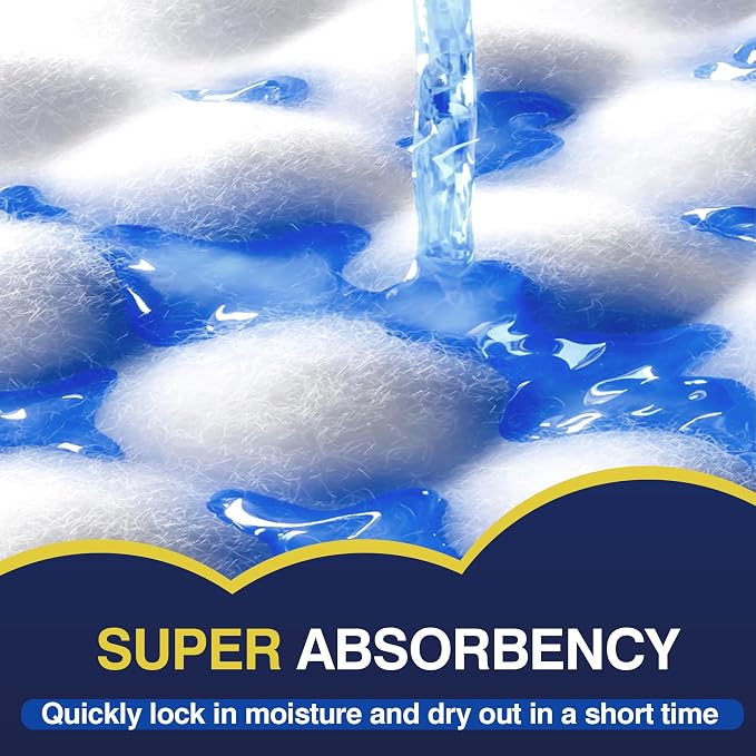 MKISS Bed Pads Disposable 36" x 36" (100 Counts), Large Incontinence Underpads Leakproof Quick Drying Max Absorbent Disposable Pee Pads for Elderly, Adults, Kids, Puppy Training