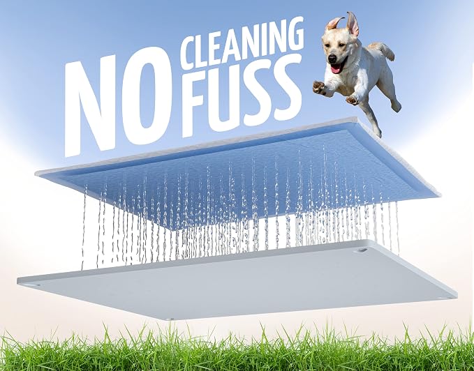 Dog Pee Pad Holder Tray Fits for 30” x 23” Pee Pads - 2 Pack - Light Grey | Corner Lock Holes, Raised Edges, Non-Spill, Easy to Clean Silicone Dog Potty Tray Holder, For Indoor Floor Protection