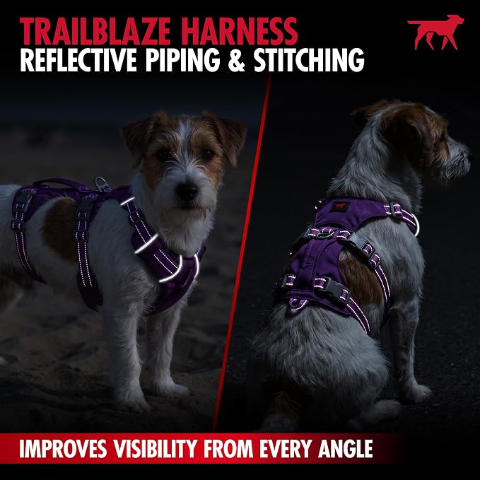 Tuff Pupper Escape Proof Dog Harness for Extra Small Dogs | No Pull Lightweight Adjustable Harness | No Escape Multifunctional Outdoor Pet Gear | Strong Durable Breathable | Secure Comfortable Fit