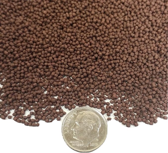 Aquatic Foods Inc. Blackworm Micro .8mm Floating Pellets with Color Enhancers & Vitamins for Discus, Guppies, Baby Cichlids, Baby Koi, Tetras, Live Bearers, All Tropical and Pond Fish...8oz Jar