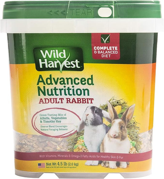 Wild Harvest Wild Harvest Advanced Nutrition Diet for Rabbits, 4.5-Pound (WH-83544)