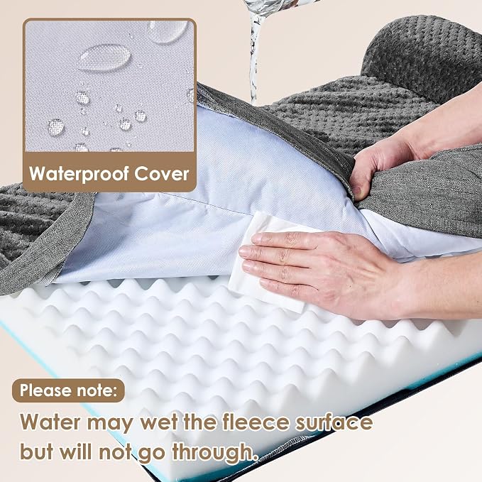 EHEYCIGA Orthopedic Dog Bed Medium Size Dogs, Memory Foam Dog Bed with Washable Removable Cover, Waterproof Pet Sofa Couch for Crate with Nonskid Bottom, 30x20x6, Dark Grey | Small Dog Sofa with Washable Removable Cover, Waterproof Pet Couch for Crate ...