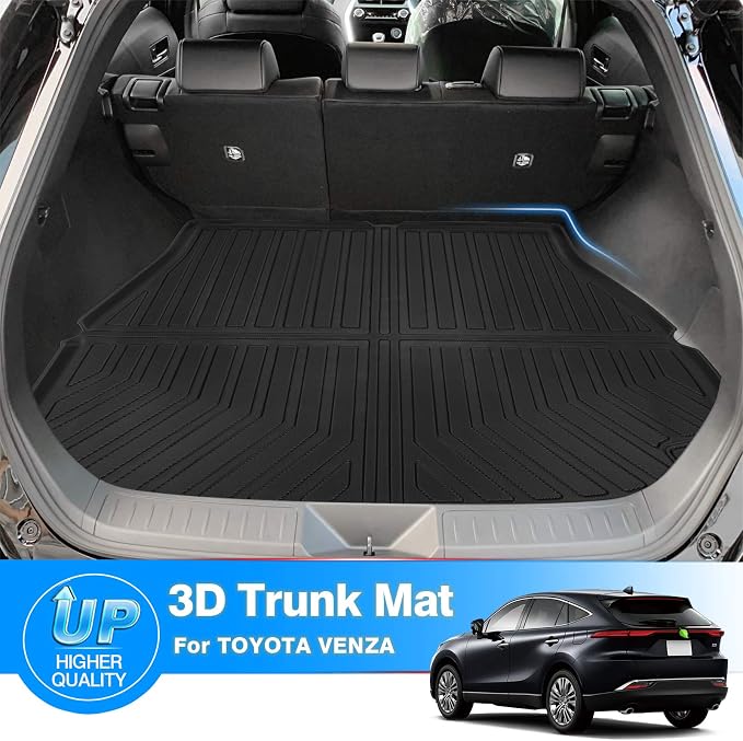 KUST Trunk Cargo Mat for Toyota Venza 2021-2025, All Weather Rear Cargo Liner for Toyota Venza Accessories