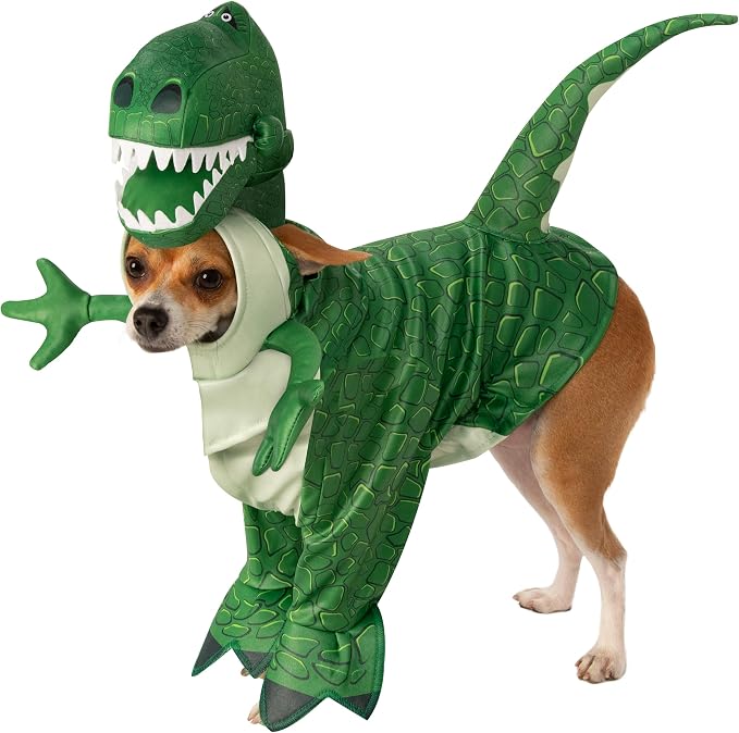 Toy Story: Rex Pet Costume for For Dogs or Cats by Rubies, Medium
