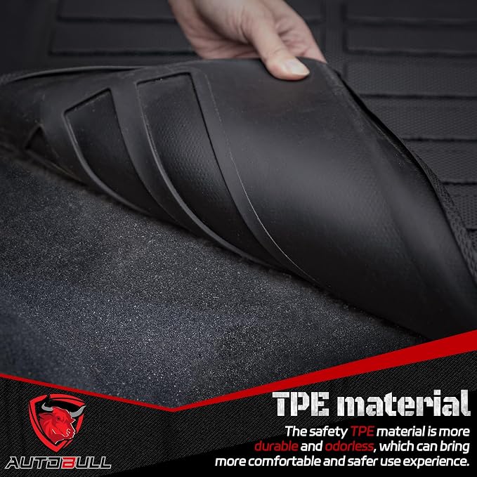 Cargo Liner Compatible with Volkswagen VW Tiguan 5 Passenger 2018-2024 Cargo Mat, All Weather Protection Trunk Liner Rear Trunk mat ，Black