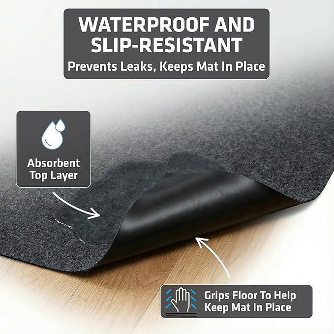 Drymate 2-Pack Washable Pee Pads for Dogs (29x36), Waterproof, Absorbent, Slip-Resistant, Reusable Pet Training Potty Puppy Mats, Housebreaking, Incontinence Bed Pads, Crate, Kennel (USA Made)