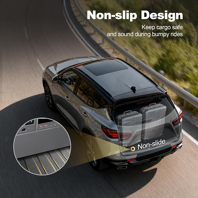 AOMSAZTO 2025 Cargo Mat: All Weather Cargo Liner Compatible with Toyota RAV4 (Include Hybrid) 2019-2025 Waterproof Trunk Mat TPE 3D Heavy Duty Rear Trunk Tray