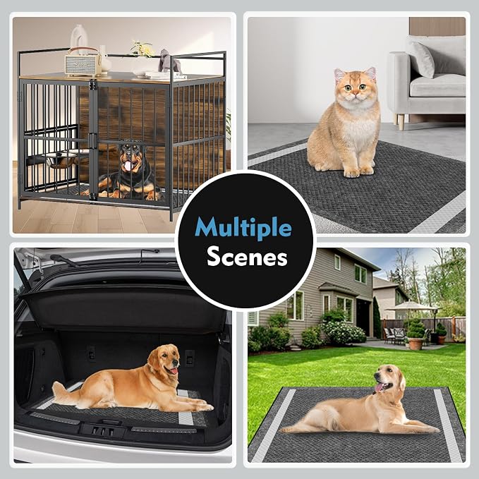 SCLOSE Charcoal Pee Pads for Dogs, 36"x36", Extra Large Puppy Pads XL, Odor Control Dog Pee Pads, Activated Carbon Jumbo Disposable Training Pad, Anti-Slip Potty Pads, Doggy Pads 30 Counts