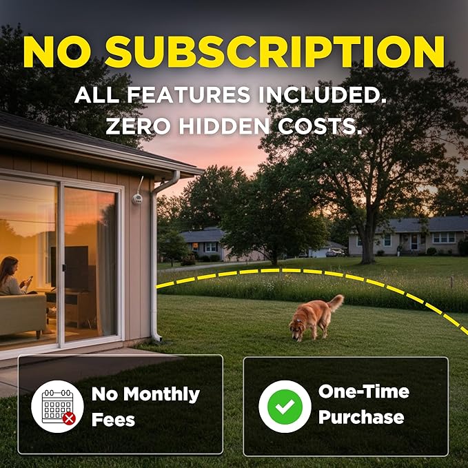 Dogtra SMART Fence Wireless Electric Dog Fence System - No Subscription, 2-Tier Alarm & App Alerts, No-Dig Up to 3/4 Acre, Tone/Vibration/Static, IPX9K Waterproof, Safe Portable Freedom Pets 35 lbs+