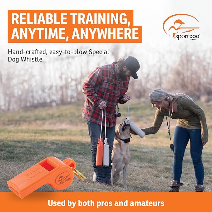 SportDOG Roy Gonia Special Whistle - Long-Range Projection Hunting Dog Field Training Whistle - Ear-Friendly & Ergonomic Design - Durable Plastic Construction