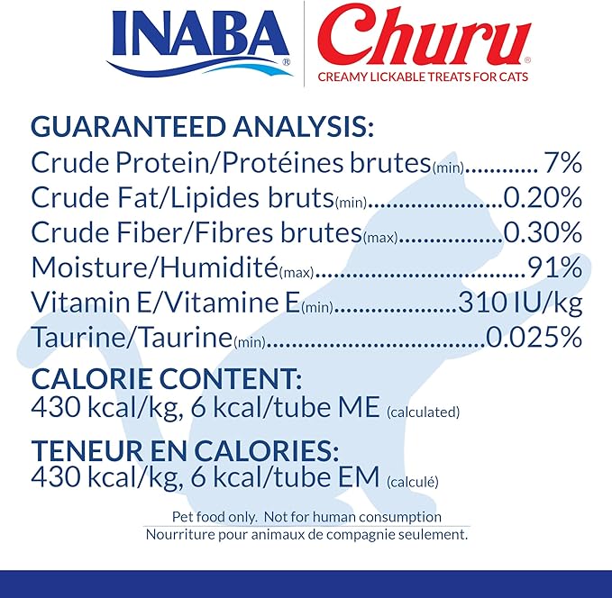 INABA Churu Cat Treats, Lickable, Squeezable Creamy Purée Cat Treat with Green Tea Extract & Taurine, 0.5 Ounces Each Tube, 60 Tubes, Chicken Variety Box