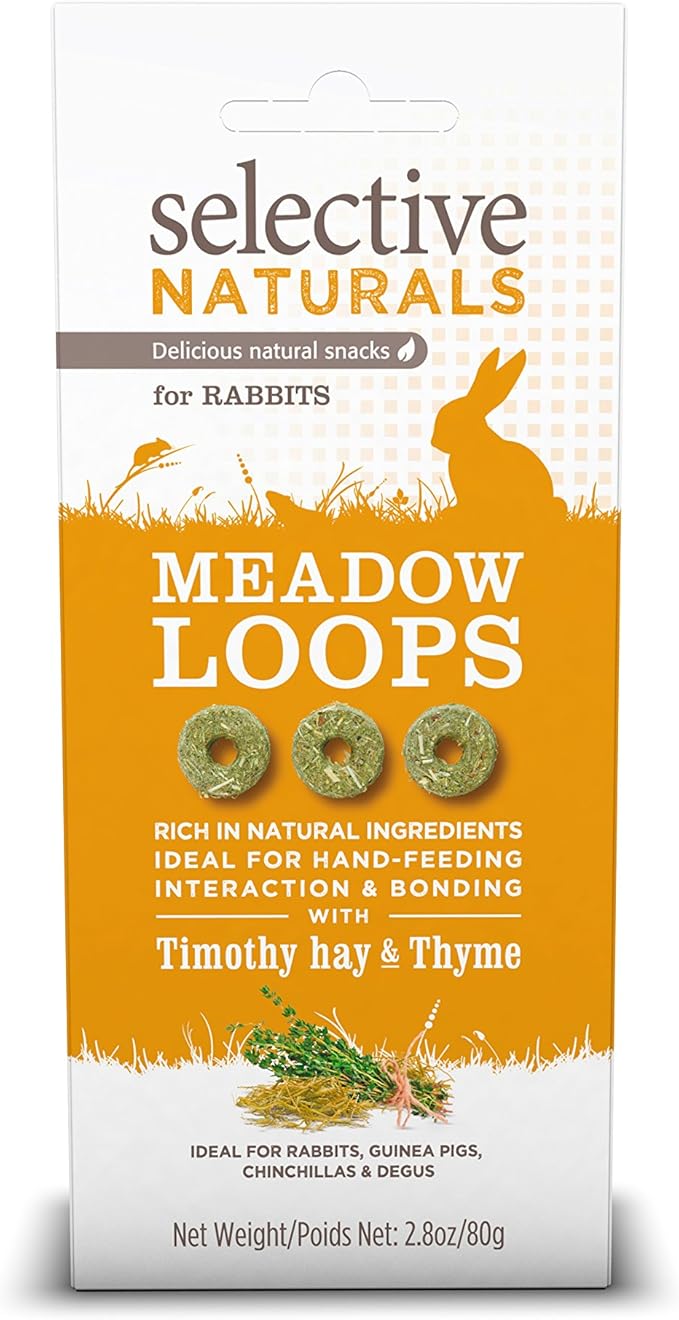 Supreme Petfoods Selective Naturals Meadow Loops For Rabbits 2.8Oz (Pack Of Four)