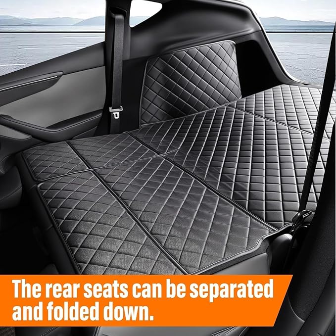 Topfit for Tesla Model Y Trunk Mats Cargo Liner Waterproof Dog Car Seat Covers Protector All-Weather Trunk Floor Mat for Tesla Model Y Juniper Accessories 2025-2026