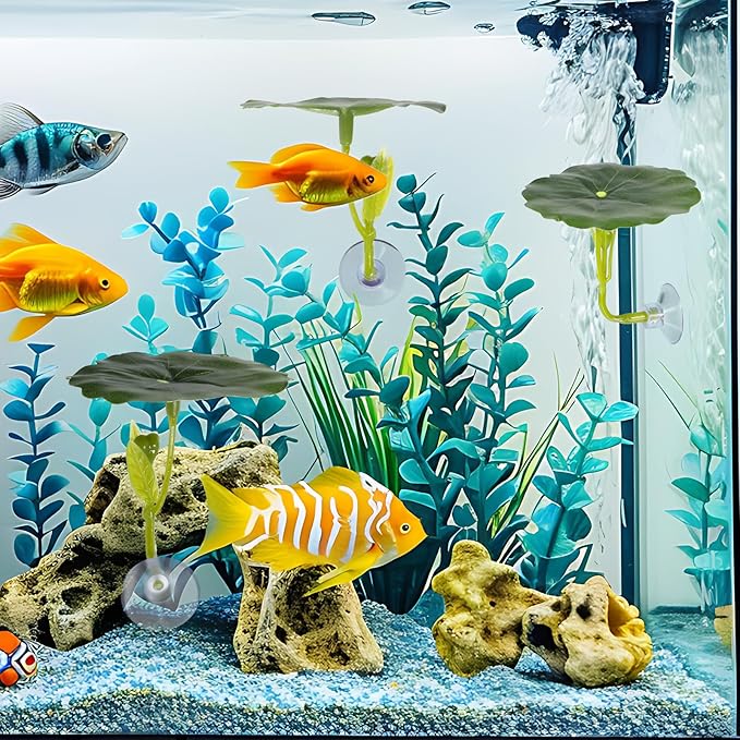 3Pcs Betta Leaf Hammock, Betta Fish Bed Leaf Hammock, Betta Tank Decor, Simulates Natural Habitat, Comfortable and Practical Resting Spot