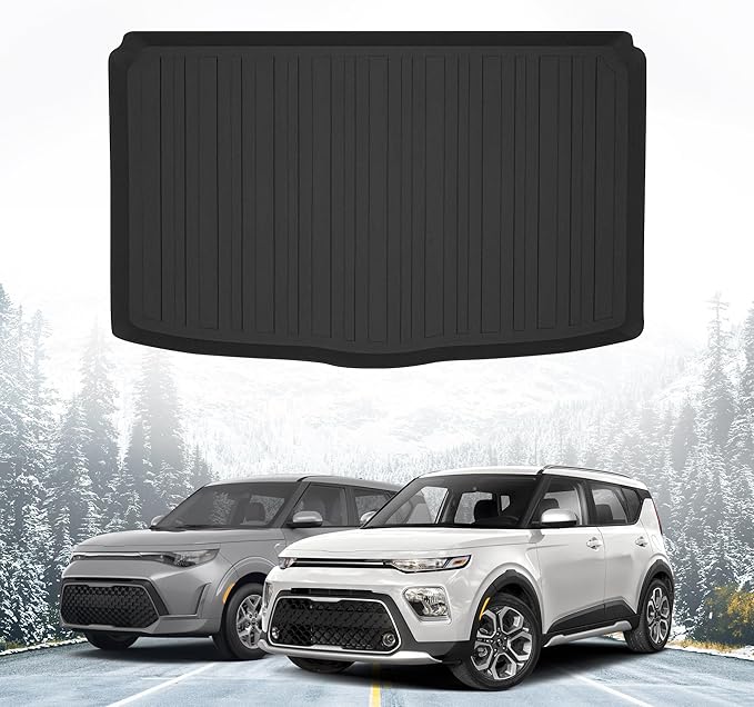 Premium Cargo Liner for Kia Soul 2020-2026 - 100% Protection - Custom Fit Car Trunk Mat - Easy-to-Wash & All-Season Black Cargo Mat - 3D Shaped Laser Measur5d Trunk Liners for Kia Soul (SK3)
