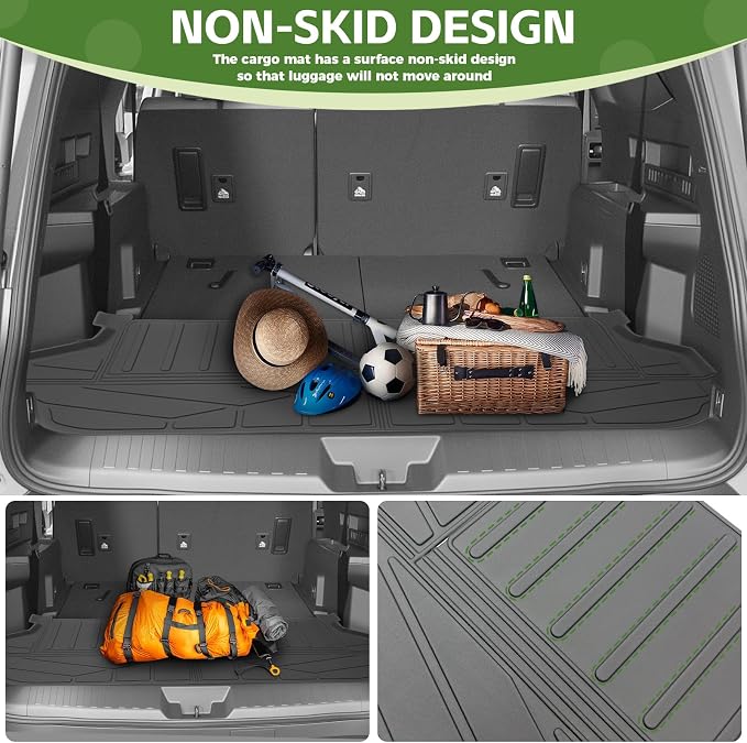 Trunk Mat for 2025 2026 Toyota 4Runner 7 Seats Gas, Rear Cargo Mat All Weather TPE Protector Trunk Liner Accessories(Not for Hybrid EV/i-Force MAX)