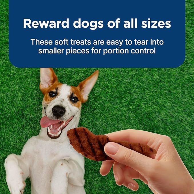 Blue Buffalo Nudges Grillers Natural Dog Treats with Real USA Beef, Made in the USA, Steak, 36-oz Bag (Pack of 3)